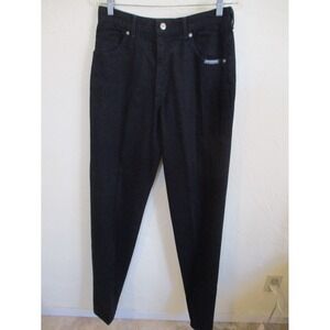 VTG Black Circle T Roughrider Jeans Size 13/14 X 36 Rough Rider High Waist Rise